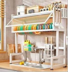 kitchen rack white
