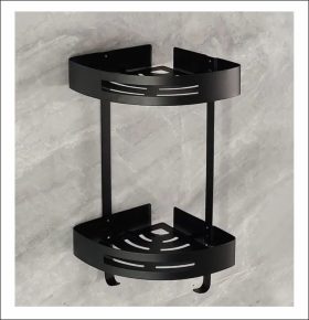 Double Corner Shelf Black