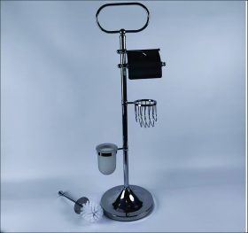 Toilet Brush Stand With Tissue Holder